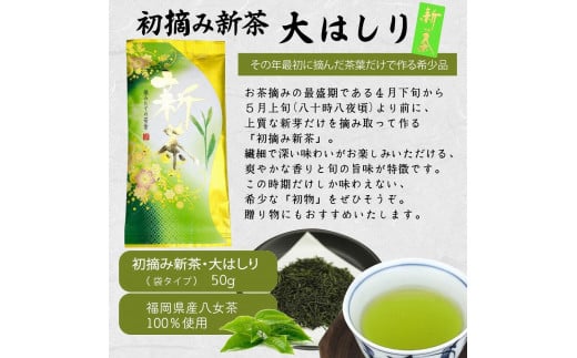 【定期便】八女茶100％ 四季折々の上級茶をお届け ≪３袋ずつ 年間５回 ≫ 定期便 八女茶 お茶 茶 新茶 煎茶 福岡県 高級 緑茶 八女市