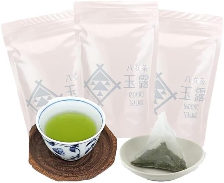 八女茶玉露100% 玉露ティーバッグ5g×18個×3袋 ＜岩崎園製茶＞ 茶 日本茶 お茶 玉露 緑茶 茶葉 八女茶 お湯だし 水出し 福岡県 八女市