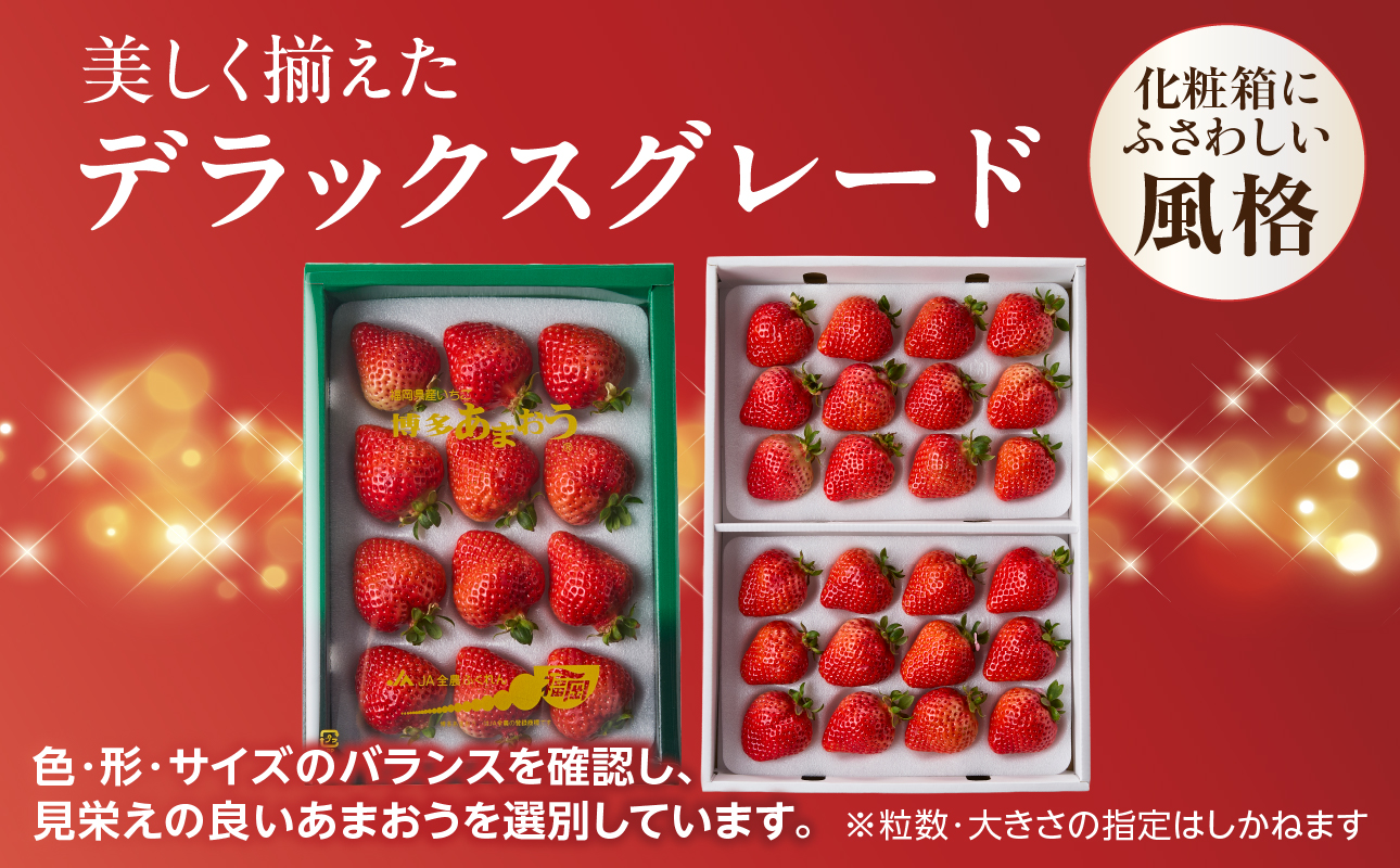 【2026年12月発送開始】博多あまおう350g（化粧箱）｜JAふくおか八女 あまおう いちご 苺 イチゴ フルーツ 果物 くだもの 人気 アフター補償 ギフト 化粧箱入り 贈答品 プレゼント 贈り物 数量限定 期間限定 産地直送 デラックス 福岡県 八女市