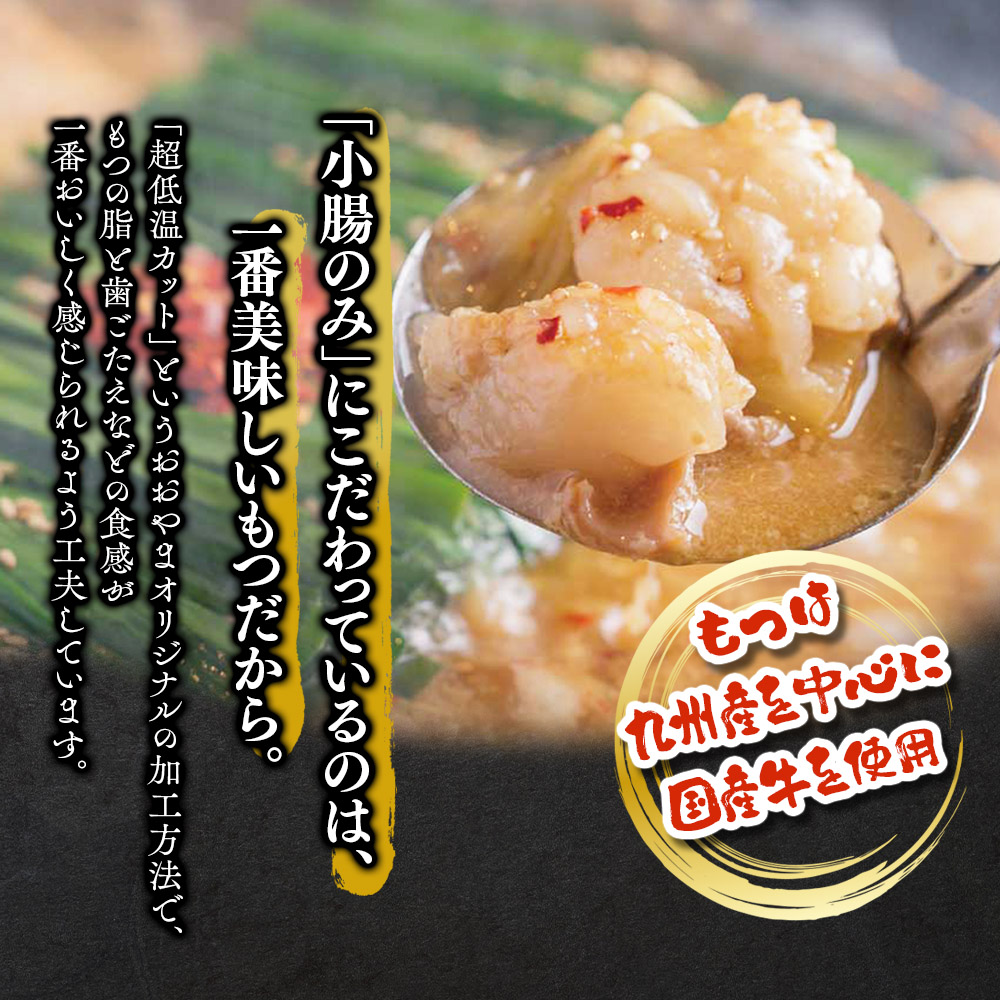 博多もつ鍋おおやま もつ鍋みそ味 3人前 モツ もつ 博多もつ鍋 もつ鍋おおやま 味噌味 九州味噌 国産牛もつ 超低温カット お取り寄せ 冷凍保存可能 贈り物 自社工場製造 福岡 八女