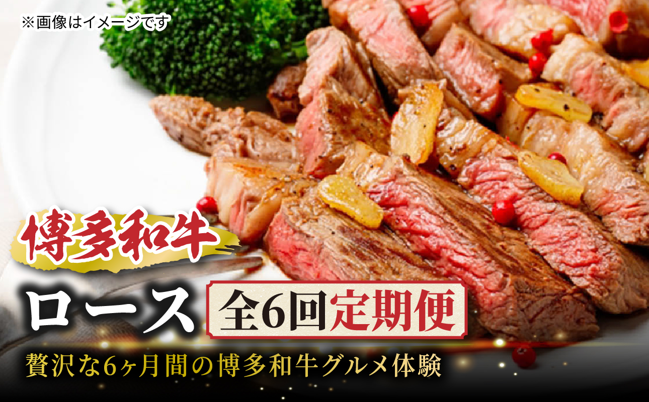 博多和牛ロース定期便【贅沢な6ヶ月間の博多和牛グルメ体験】  博多和牛ロース サーロインステーキ 肩ローススライス 肩ロース焼肉 リブローススライス リブロースブロック サーロインブロック 和牛 肉 お肉 ステーキ 焼肉 肩ロース リブロース ジューシー BBQ