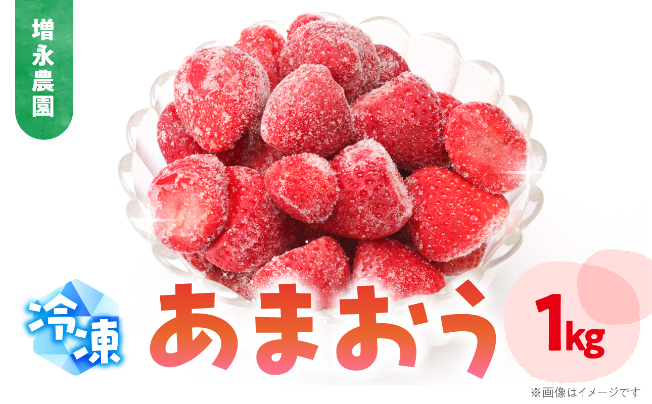 【増永農園】 冷凍あまおう 1kg 国産 冷凍いちご 美味しい 冷凍 イチゴ 1キロ スイーツ作り 冷凍フルーツ 福岡県 八女市