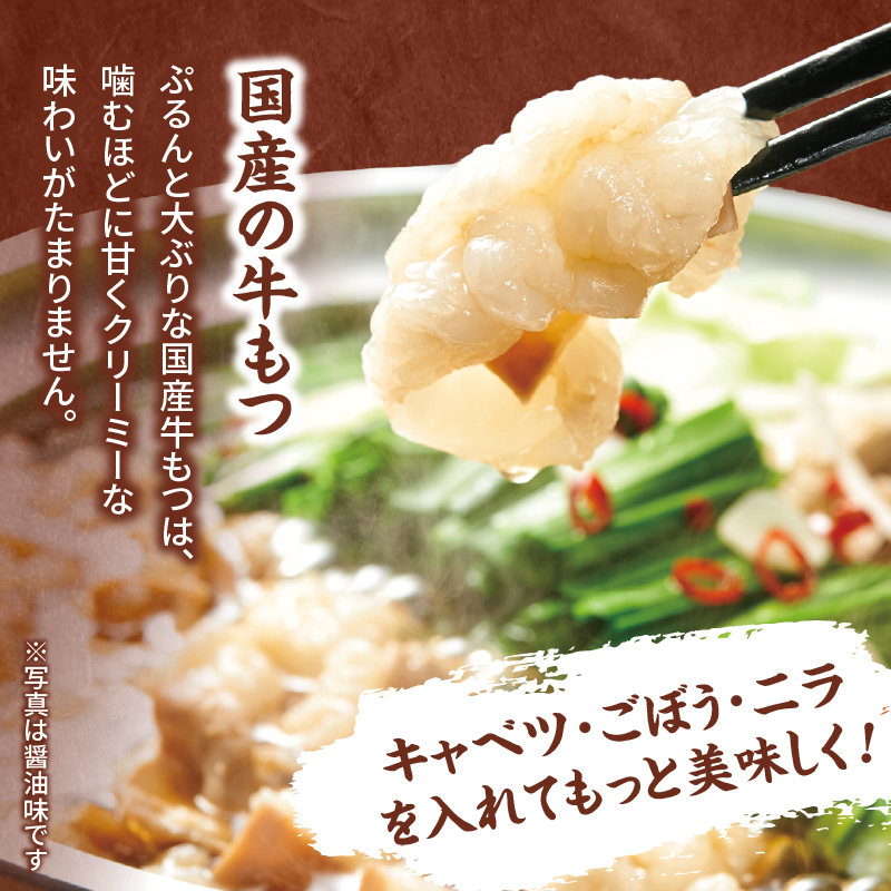【ギフト】博多もつ鍋やまや もつ鍋セット こく味噌味(3～4人前) もつ鍋 国産 牛もつ モツ 博多 やまや スープ付き 麺付き 冷凍 福岡県 八女市