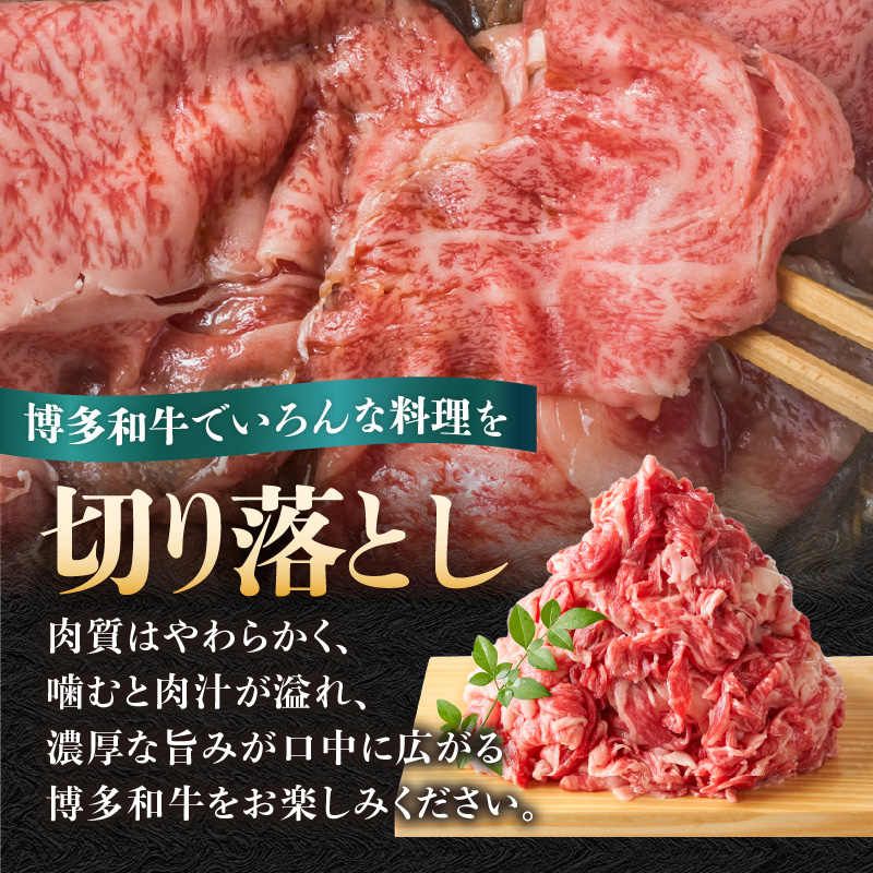 訳あり！【A4～A5】博多和牛切り落とし 5kg(500g×10P） 博多和牛 しゃぶしゃぶ すき焼き 肩 バラ 和牛 国産 牛肉 牛 A4 A5