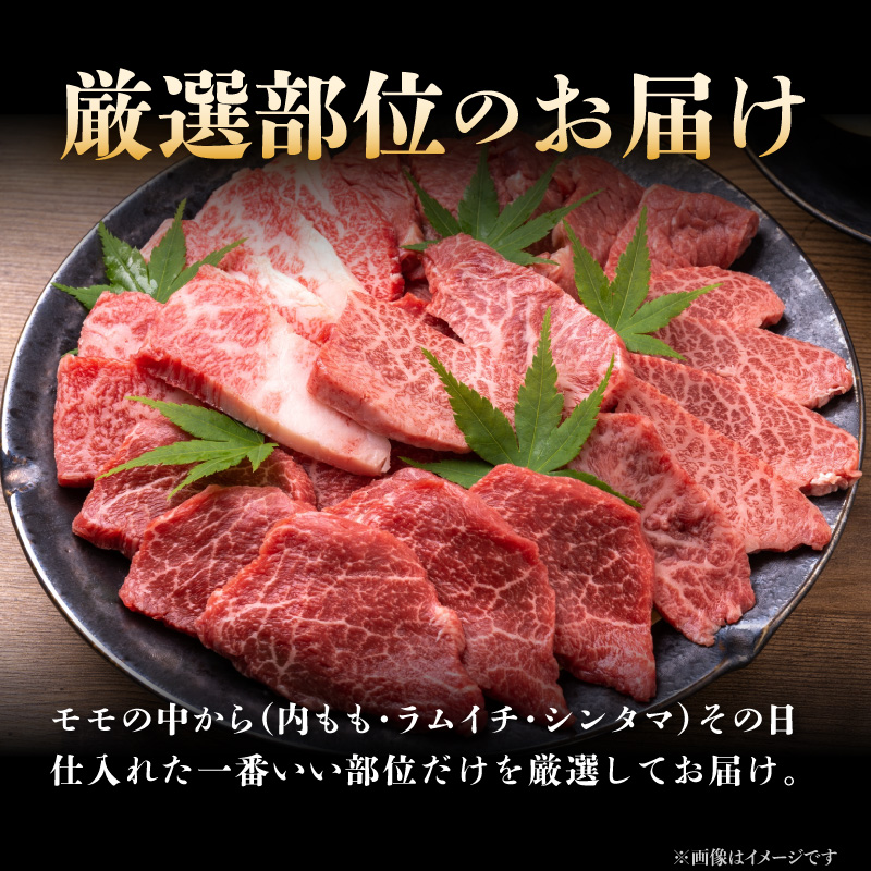 【A4～A5】博多和牛赤身モモ焼肉用 500g 博多和牛 焼肉 BBQ 赤身 モモ 肉 和牛 国産 牛肉 牛 A4 A5 福岡県 八女市