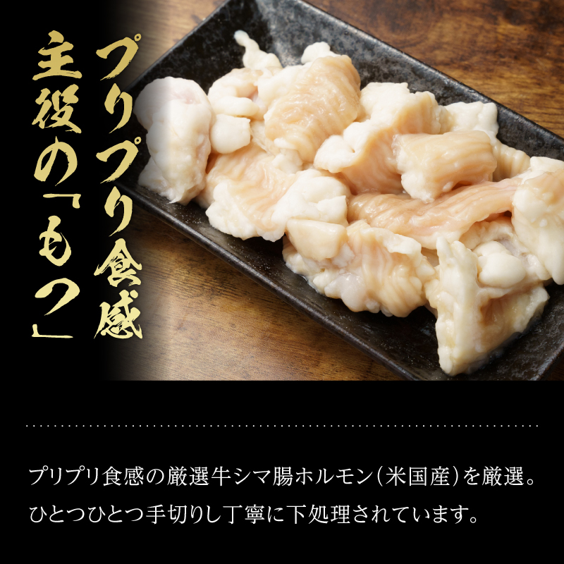 訳あり！博多味噌もつ鍋 10人前(2人前×5セット) もつ鍋 鍋 ホルモン 牛もつ プリプリ 郷土料理 味噌味 福岡県 八女市