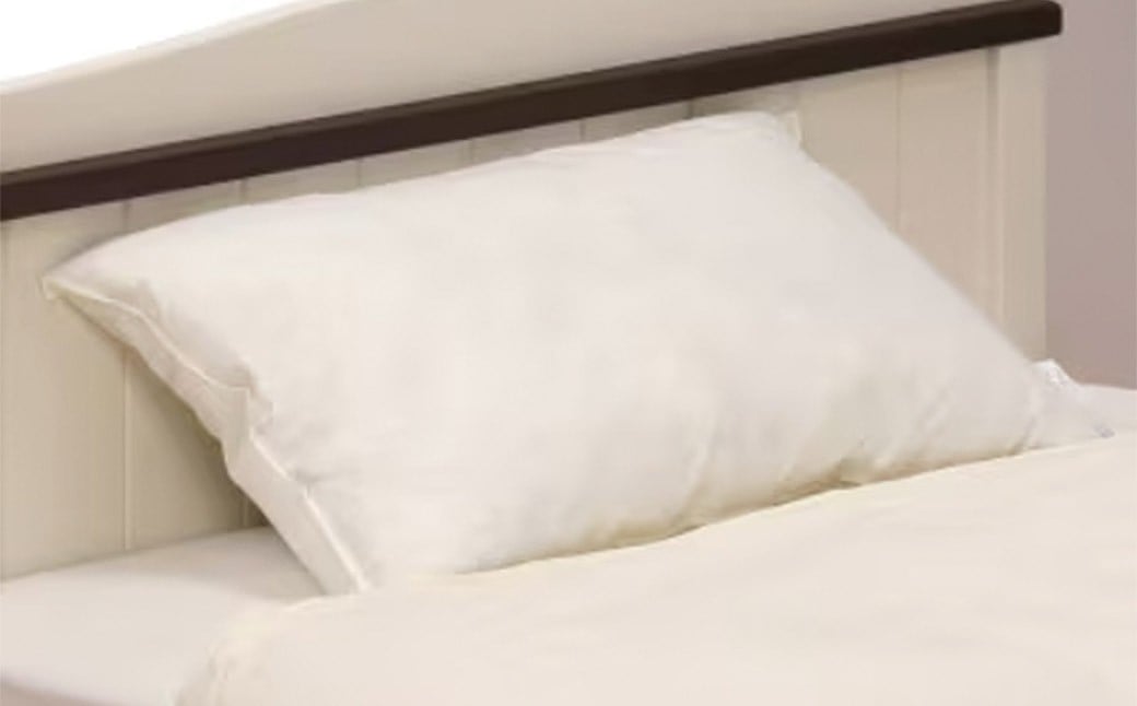 ホテル仕様 国内製造 羽根 まくら アイボリー 枕 弾む 弾力感 耐久性 国産 羽根まくら 睡眠 寝る 眠り 福岡県 筑後市