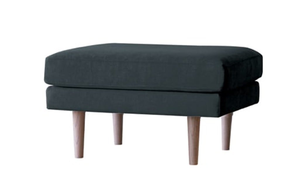 【ダークグレー】 高野木工 LEO SOFA レオソファ オットマン ウォルナット脚 【5年保証】 ソファ インテリア 家具 九州 福岡県 筑後市