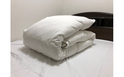 612.【恋のくに Bedding】洗える羽毛肌掛けふとん シングルサイズ