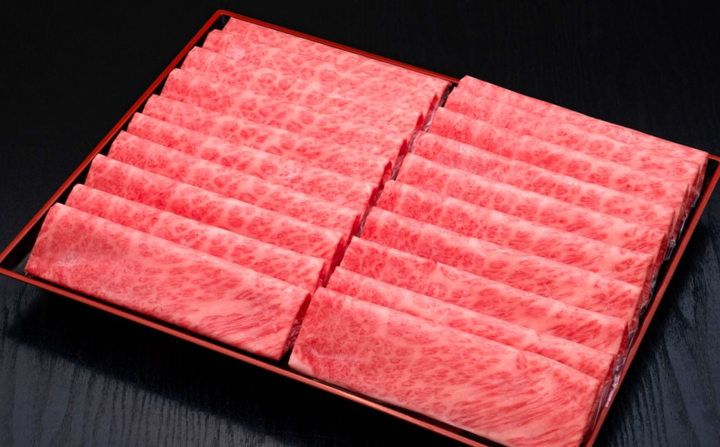 A5等級 博多和牛 肩ロースうす切り  約1kg (約500g×2パック) 福岡県産 国産 牛肉 お肉 すき焼き しゃぶしゃぶ 焼きしゃぶ