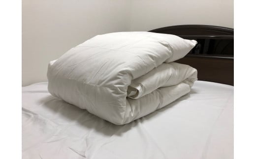 908.【恋のくに Bedding】洗える羽毛肌掛けふとん ダブルサイズ