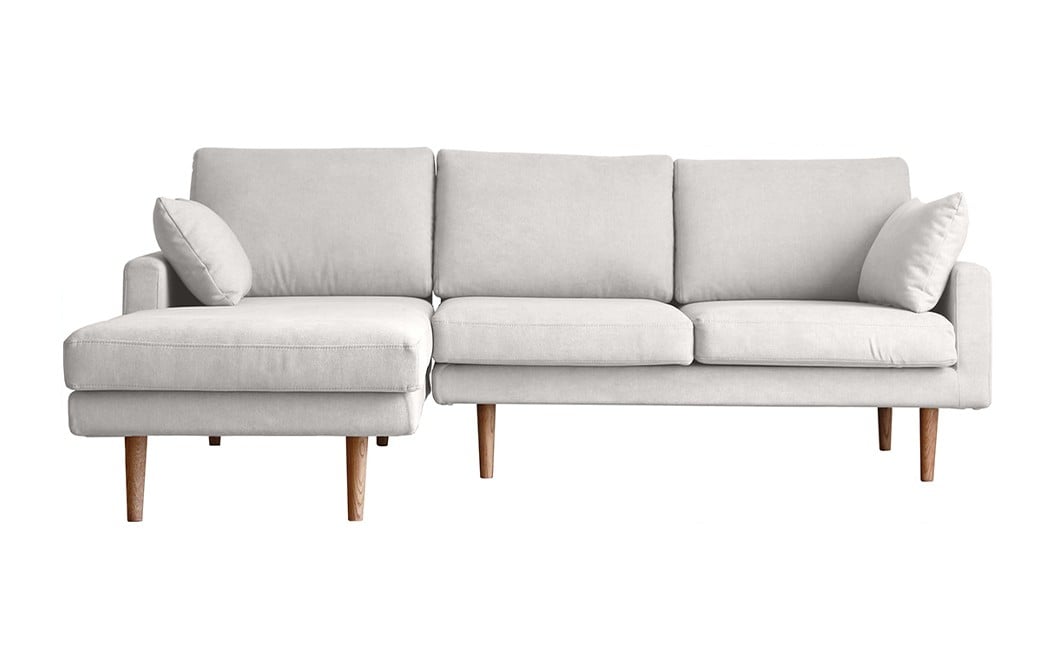 【ネイビー】 高野木工 LEO SOFA レオソファ カウチタイプ シェーズロング （左肘） + 2人掛け （右肘） ウォルナット脚 【5年保証】 ソファ カウチソファ シェーズロングソファ インテリア 家具 九州 福岡県 筑後市