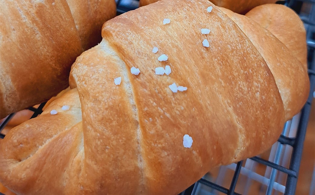 のんびりパン屋自慢の塩バターパン 20個 セット （ハード 10個、ソフト 10個） 2種類 パン ぱん 塩バターパン 塩パン 食べ比べ 冷凍 福岡県 筑後市