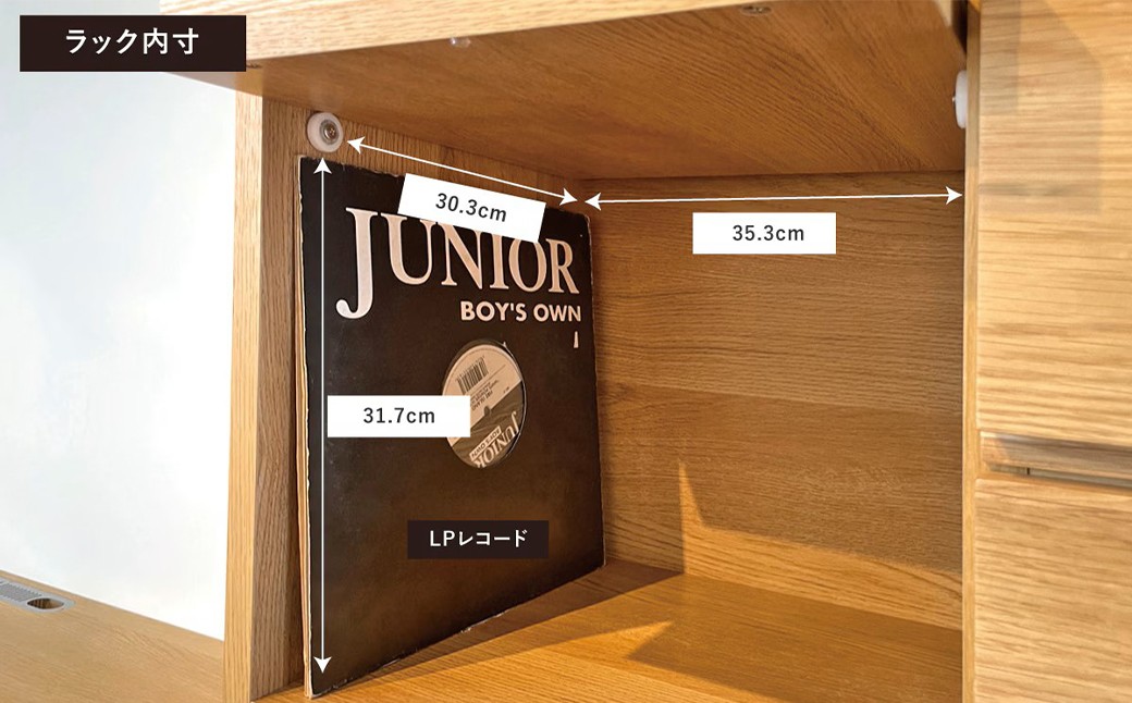 LECCE レッチェ 105マガジンレコードラック オーク 【10年保証】 ナチュラルモダン 家具