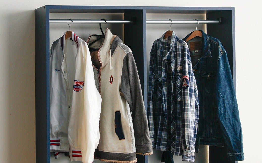 スマート ハンガー収納ラック ホワイト ハンガー 収納 家具 収納家具 ハンガーラック ラック 洋服 衣類