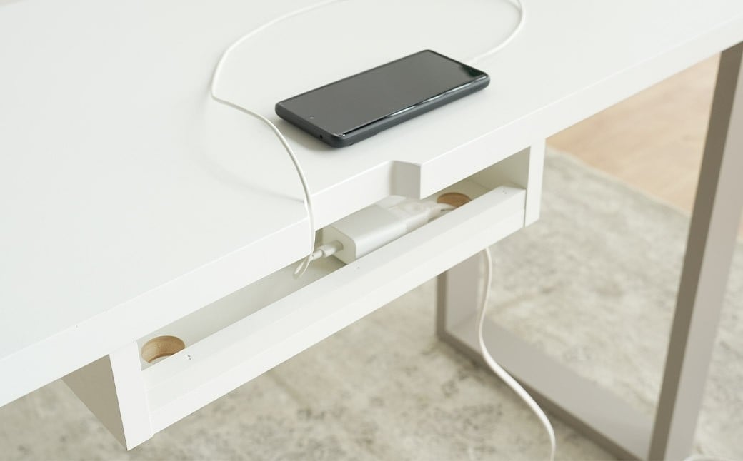 スマート ワーク&ゲームデスク ネイビー 在宅 リモートワーク テレワーク 学習机 インテリア 家具 デスク 机 ゲーミングデスク