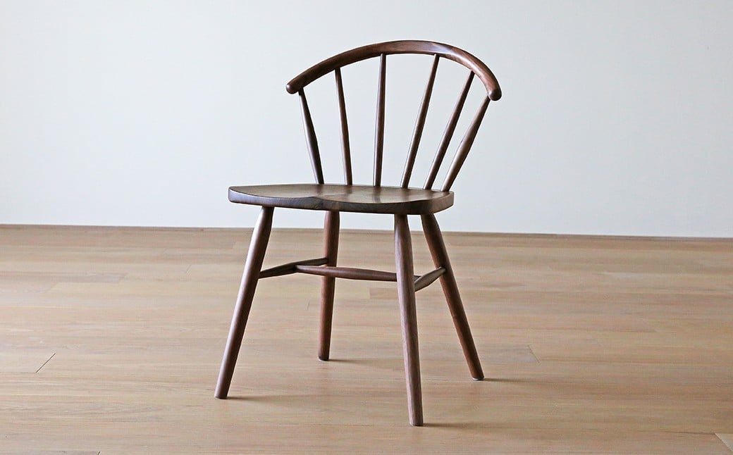 高野木工 UN CHAIR アンチェア ウォルナット 【5年保証】 ウィンザーチェア チェア 椅子 木製 木 インテリア 家具 九州 福岡県 筑後市