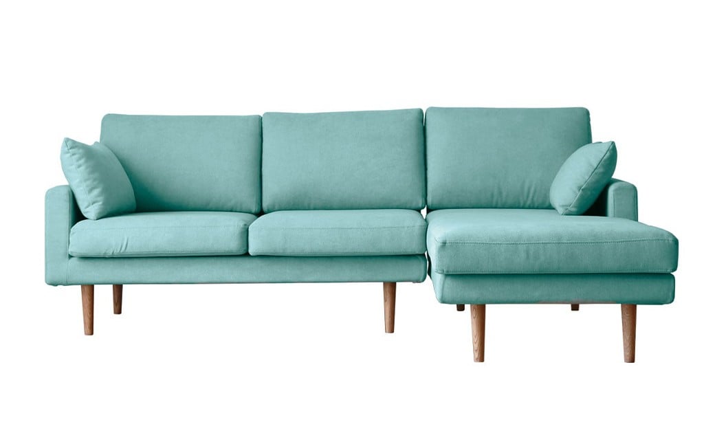 【アイボリー】 高野木工 LEO SOFA レオソファ カウチタイプ 2人掛け （左肘） + シェーズロング （右肘） オーク脚 【5年保証】 ソファ カウチソファ シェーズロングソファ インテリア 家具 九州 福岡県 筑後市