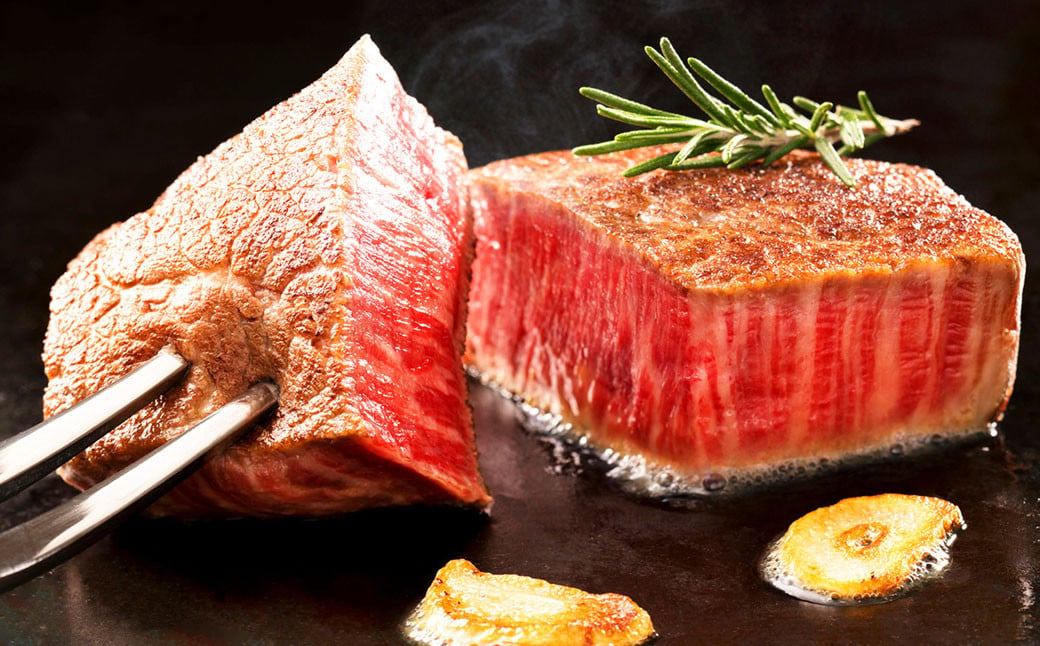 A5等級 博多和牛 ヒレステーキ 厚切り 約200g×5枚 福岡県産 国産 牛肉 お肉 ステーキ