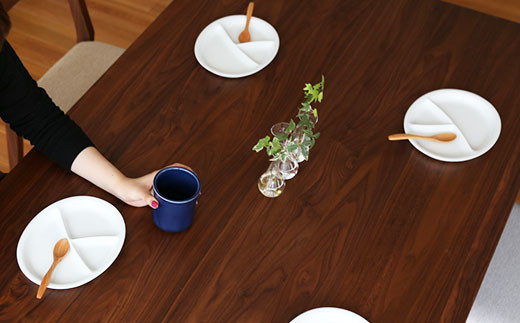 高野木工 プレーンダイニングテーブル WN 160×85 北欧家具 テーブル ナチュラル