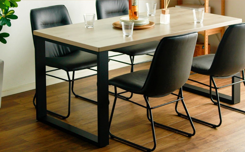 【 グレージュ 】 カリーナ ダイニングテーブル テーブル ダイニング 家具 インテリア おしゃれ