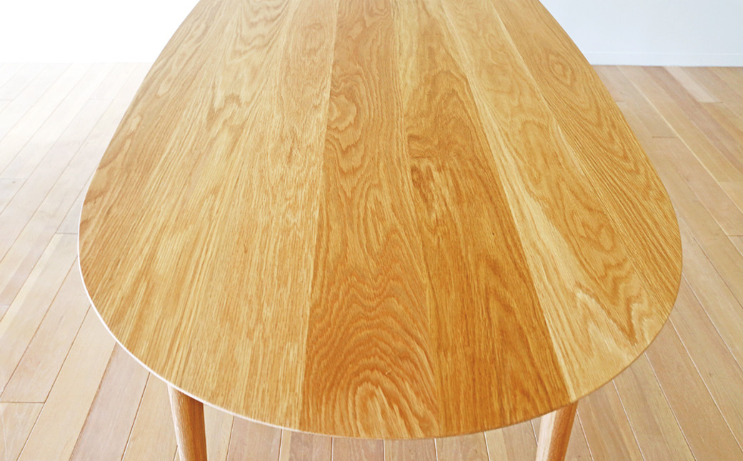 高野木工 ルーベ 160 ダイニング テーブル WO シンプル デザイン 家具
