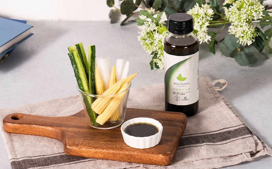 mochotto with CHLORELLA ドレッシングシリーズ 3本入 計600ml ／ 調味料 ドレッシング ソース 植物由来 植物性 クロレラ ギフト 贈り物 贈物 贈答 福岡県 筑後市
