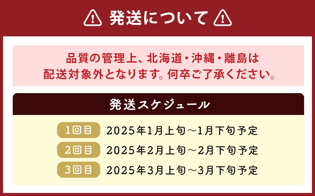 【3回定期便】福岡県産 あまおう 合計約1,080g 約270g×4パック 【2025年1月上旬～3月下旬発送】