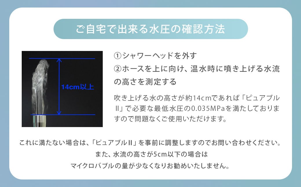 マイクロバブルシャワー ピュアブルⅡ ハートストラップ セット  シャワーヘッド