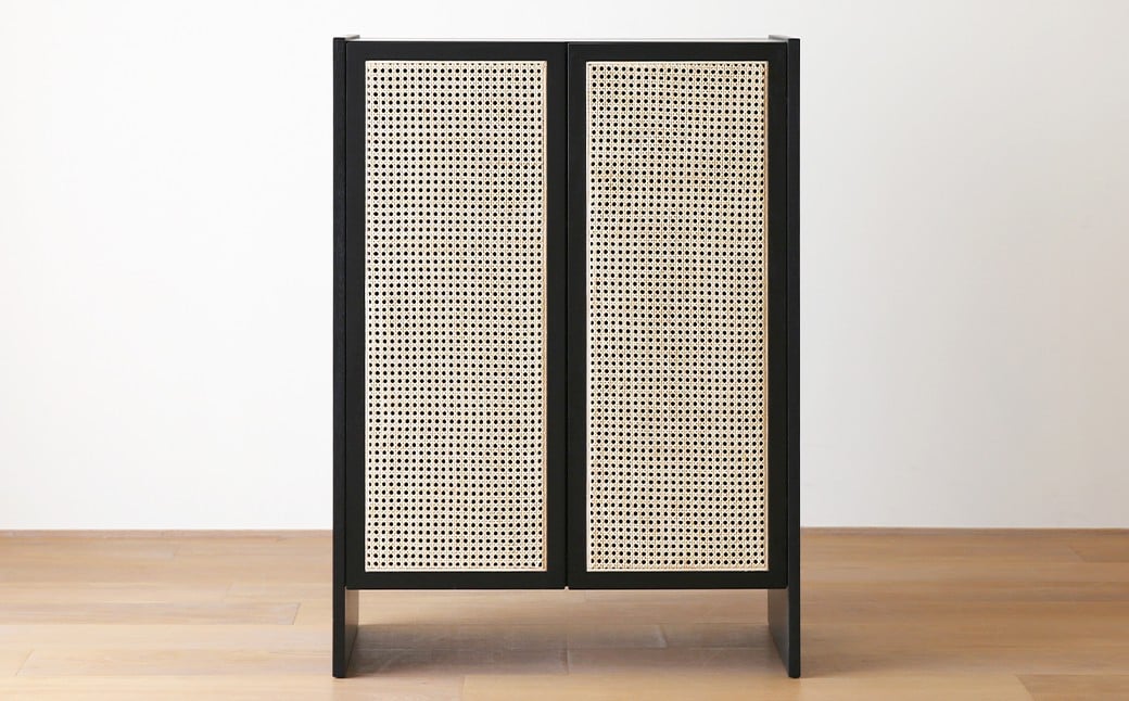 高野木工 BREATH ブレス 80キャビネット ブラック ／ 家具 インテリア キャビネット 戸棚 収納 木製 日用品 九州 福岡県 筑後市