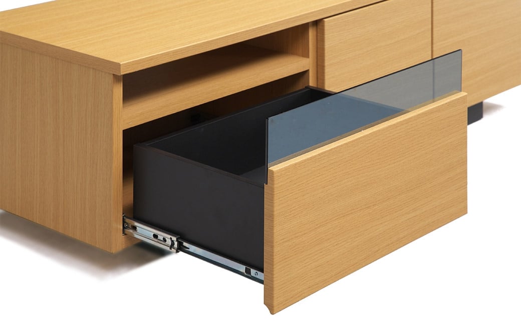 【CN （ コンクリート ）】 オークリー ローボード 180cm幅 大容量 テレビボード 大川家具 インテリア 家具 九州 福岡県 筑後市