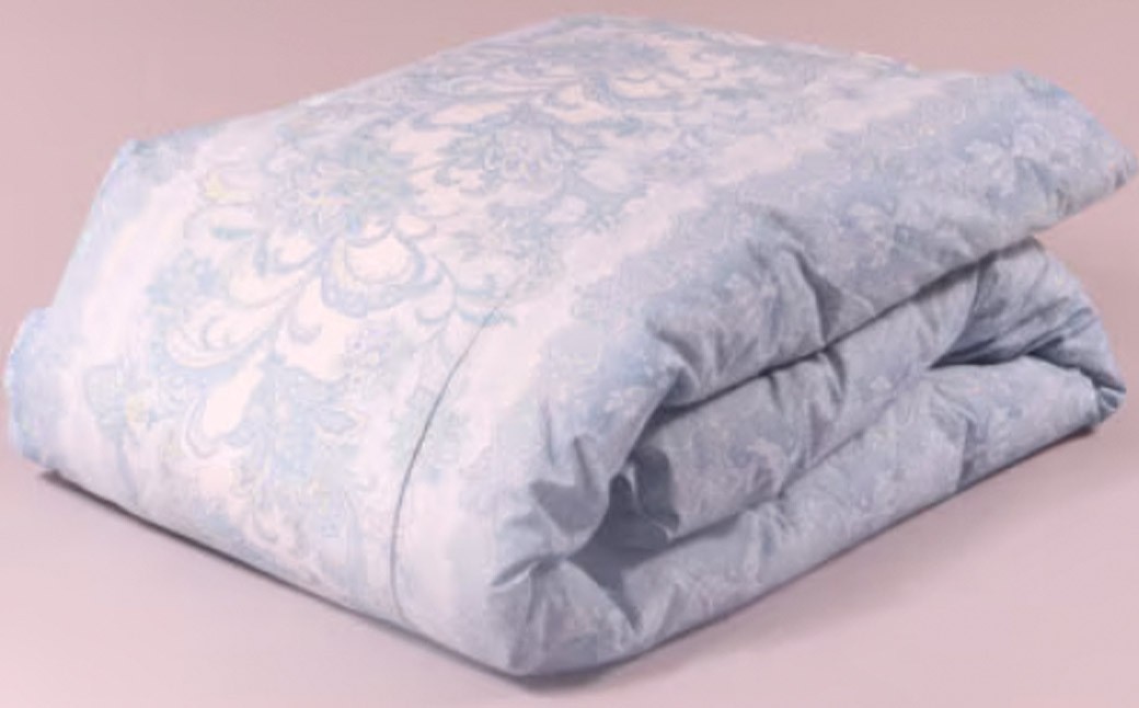 シングル 羽毛肌掛け ふとん （ ダウン85% ・ 充填量300g ・ ブルー ・ グリーン系 ）  訳あり 柄おまかせ 洗える 羽毛ふとん 羽毛布団 収納ケース付き季節 ダウンケット インナーケット お昼寝用 布団 福岡県 筑後市