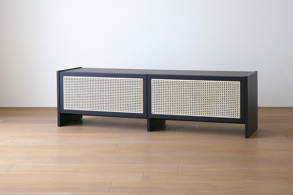 【開梱設置】高野木工 ブレス 150ローボード ブラック【10年保証】