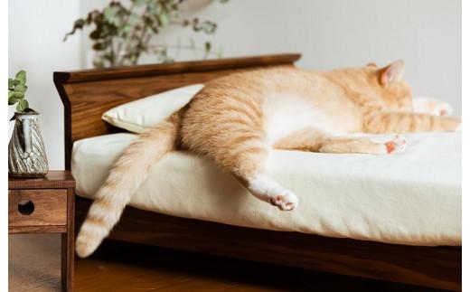 【RONRONNER】Raffine ネコベッド（ウォールナット）
