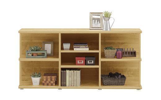 プラエ　150ソファバックシェルフ（ナチュラル）