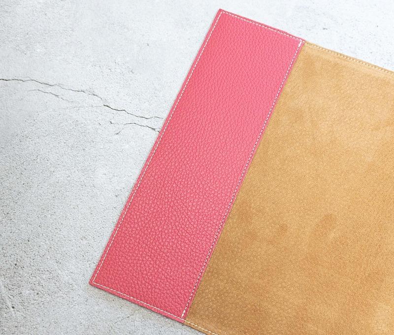 maf pinto (マフ ピント) ノートカバー B5サイズ ピンク ADRIA LINE レザー 本革 日本製