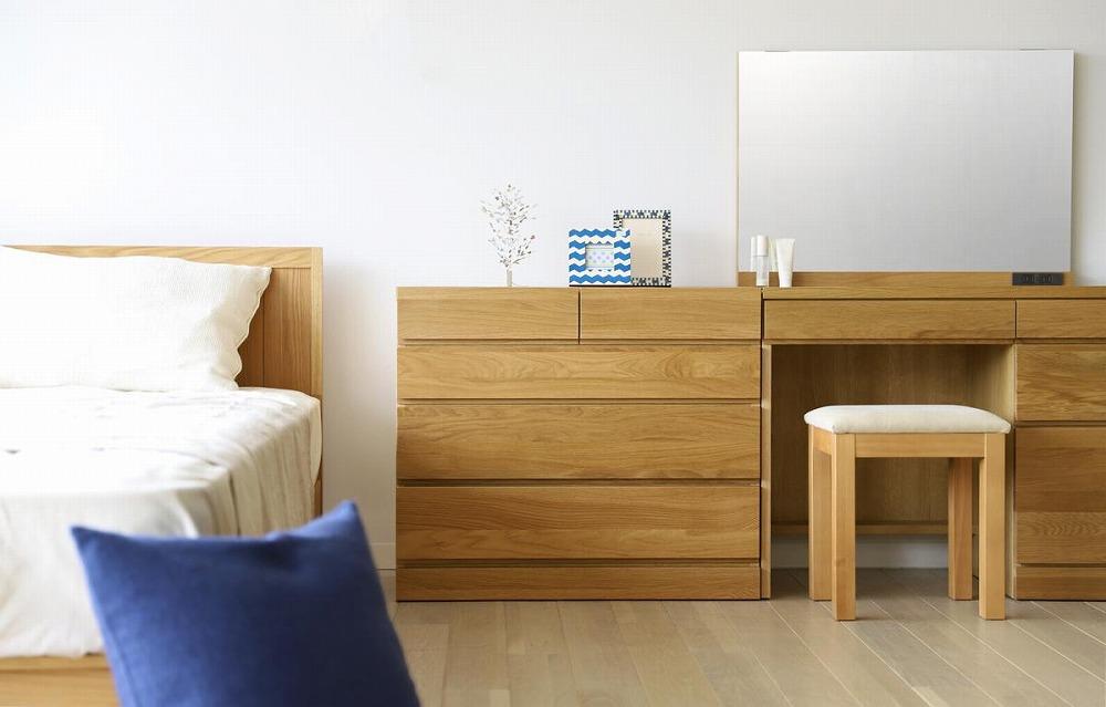 【開梱設置】高野木工 LECCE レッチェ 80サイドチェスト ホワイトオーク【10年保証】