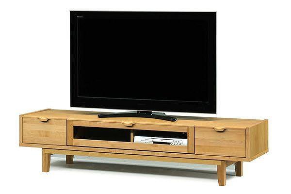 【幅179.8 奥行46 高さ41.3】ナタリー180テレビボード（アルダー）