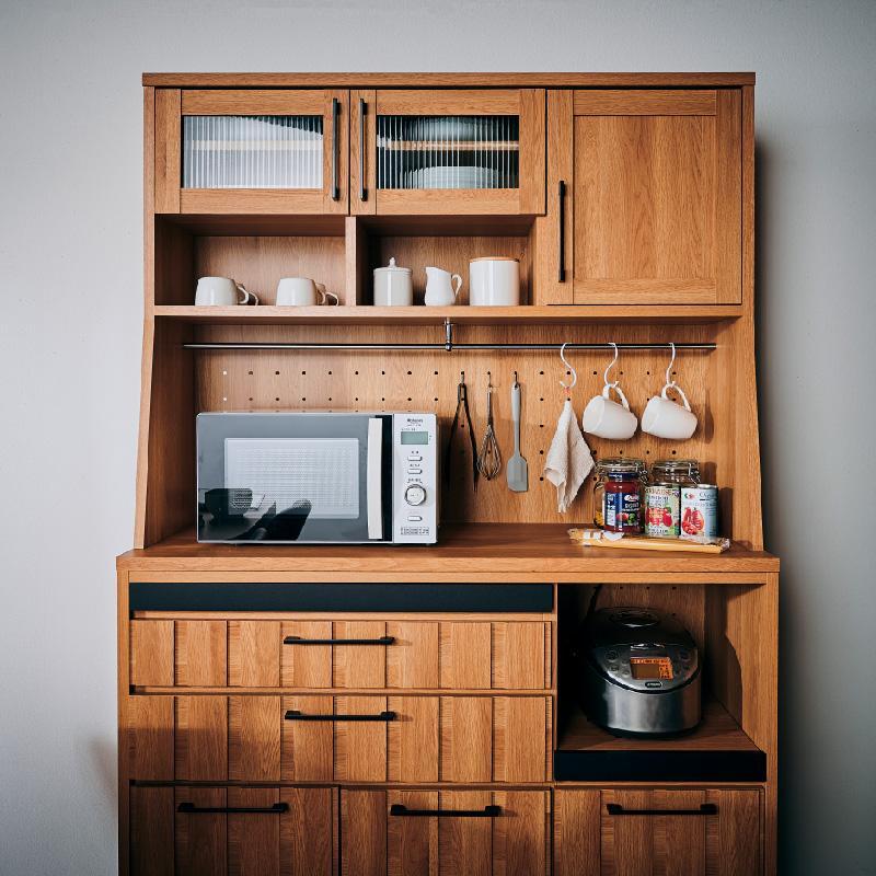 【Jyenero／ジェネロ 幅120cmダイニングボード】★大容量の収納と部屋に合わせやすいデザイン