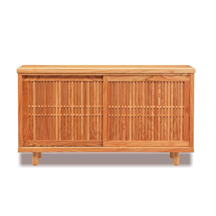 大川家具　国産材　栴檀材　シューズボックス　センダン　楝　幅180cm