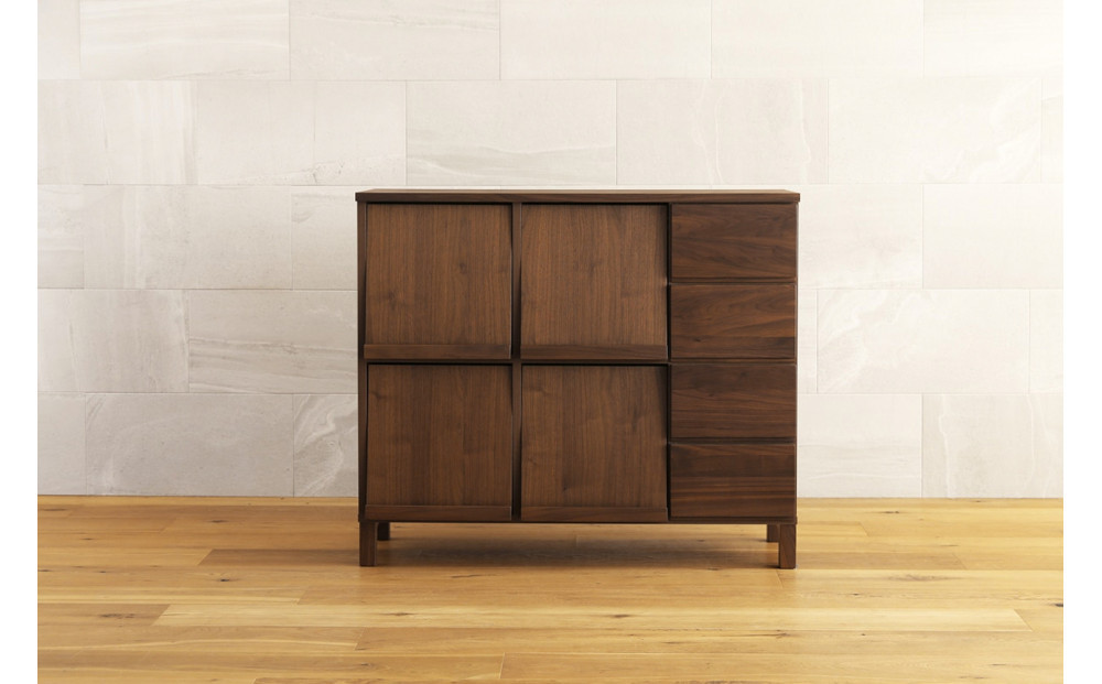 【開梱設置】高野木工 LECCE レッチェ 105マガジンレコードラック ウォルナット【10年保証】