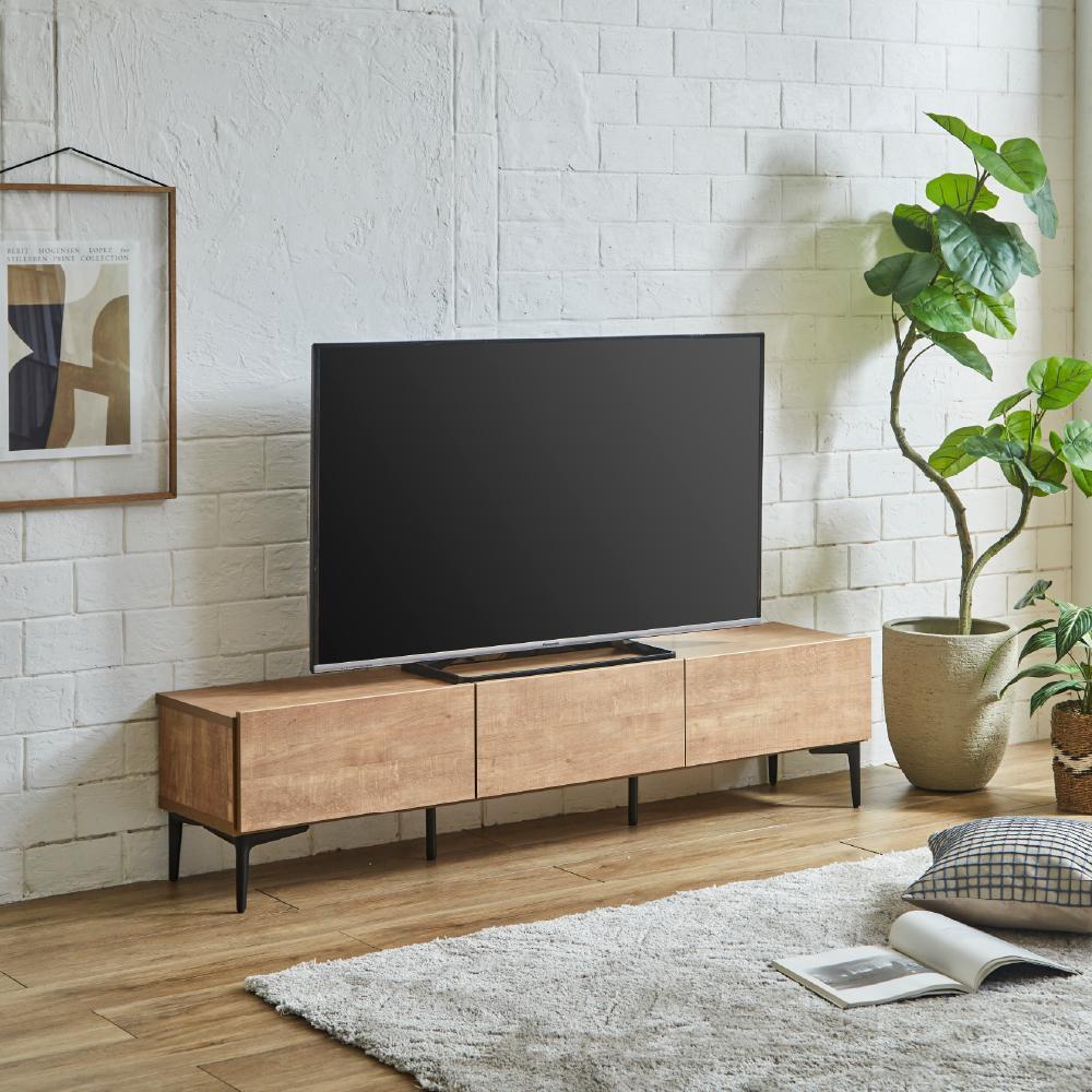 テレビボード 【フィスバ 160 ローボード】 ナチュラル