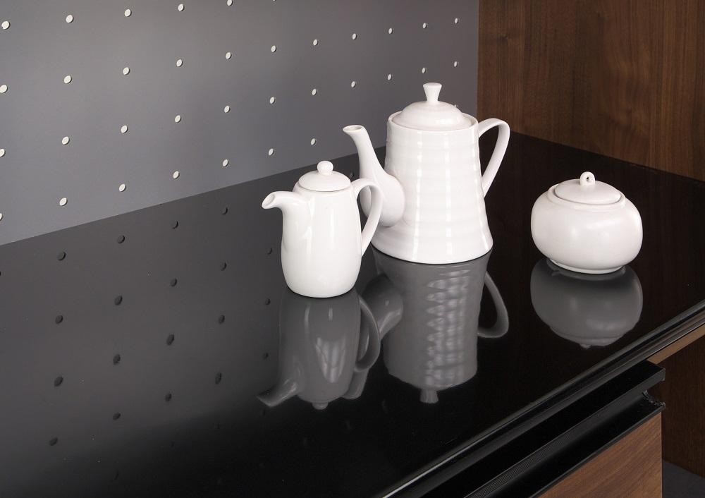 （ホワイト柾目）【開梱設置】 シャロン オープンボード 上置き付 幅140cm 引き戸 食器棚 キッチンボード 完成品 カップボード キッチン収納 家電収納 ダイニングボード 140幅 大川家具