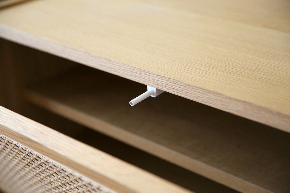 【開梱設置】高野木工 ブレス 150ローボード オーク【10年保証】