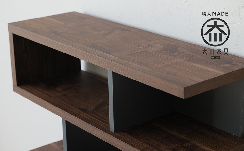 ラック 本棚 シェルフ オープン 収納 ディスプレイラック ブラウン