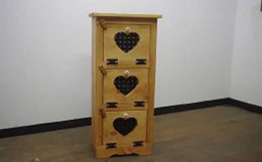 野菜ストッカー 3段 ハート