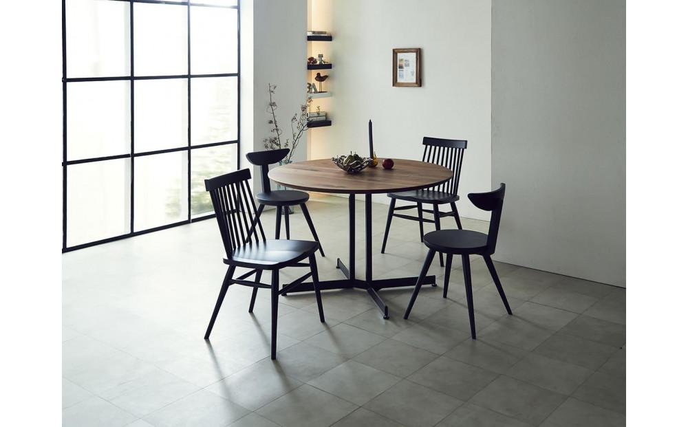 ダイニングテーブル ボイル 円形110cmサイズ