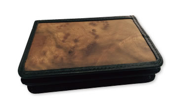 木の名刺入れ 楠バール