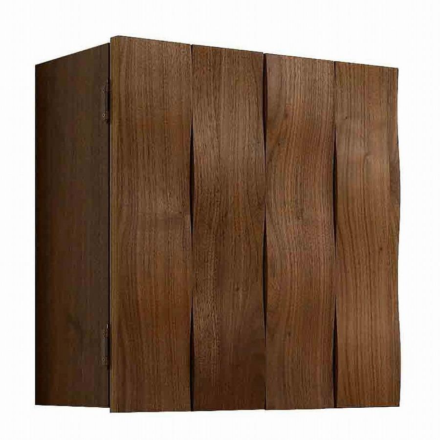 壁掛け仏壇 仏壇 モダン仏壇 現代仏壇「Wave-ウェーブ-」ウォールナット材 国産 日本製 大川家具【丸田木工】