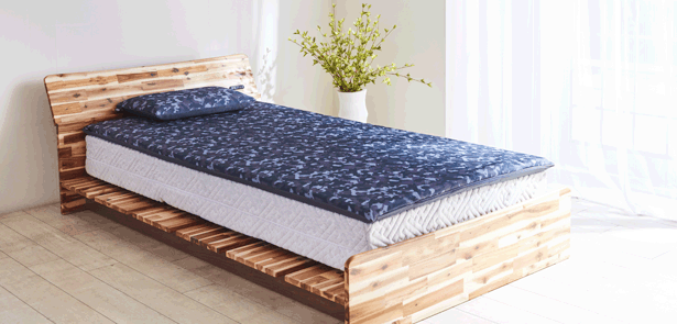 R30マットレス（２色対応）ダブル　枕カバー付き